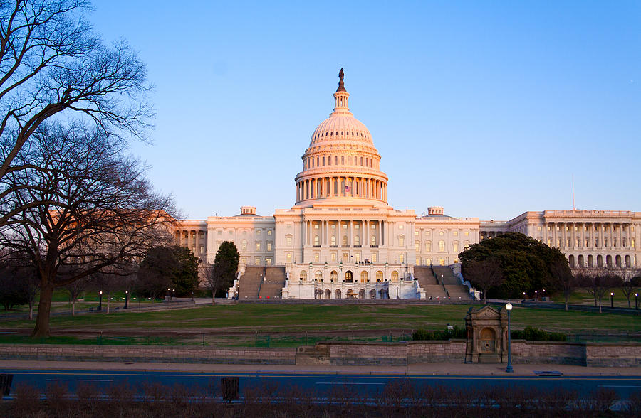 Capitol Building before Sunset Washington DC USA Photograph by ...