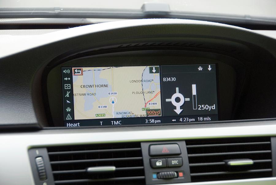 Car Satellite Navigation System #1 Photograph by Trl Ltd./science Photo Library