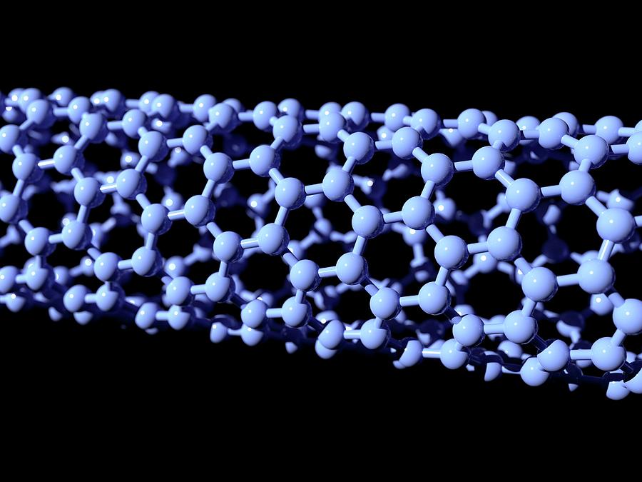 Carbon Nanotube #1 Photograph by Indigo Molecular Images/science Photo Library