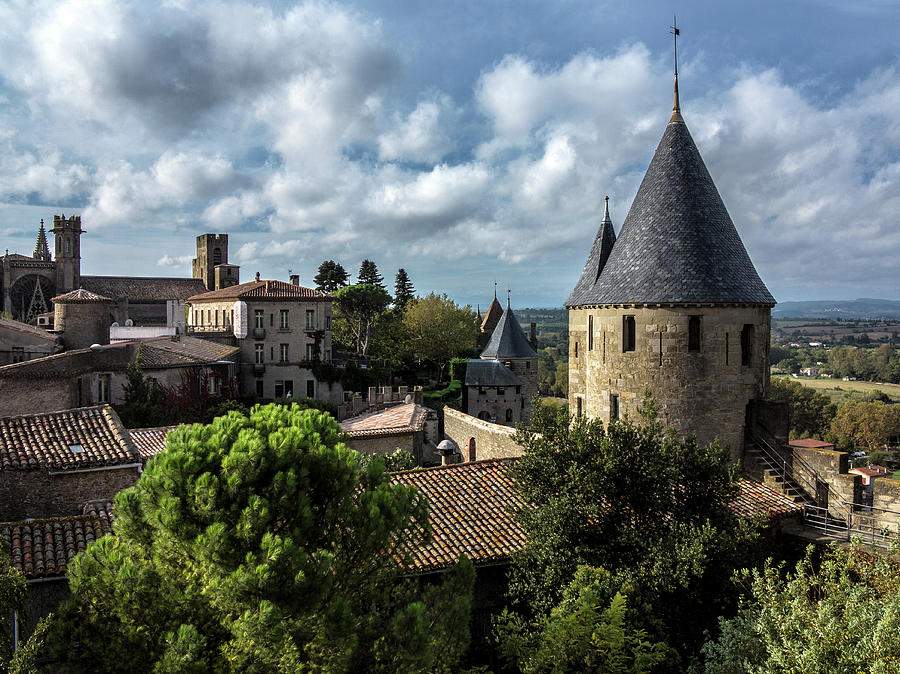 Carcassonne Medieval City Wall And #1 Photograph by Izzet Keribar