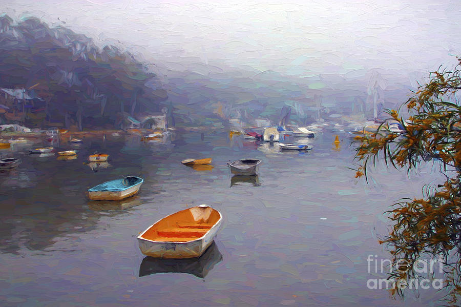Impressionism Photograph - Careel Bay mist #2 by Sheila Smart Fine Art Photography