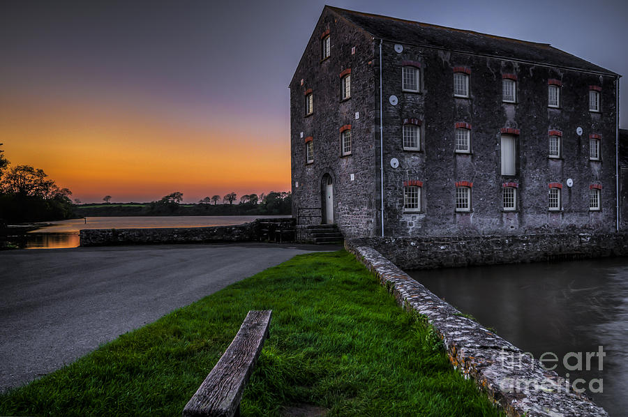 Carew Tidal Mill At Sunset #1 Photograph by Steve Purnell