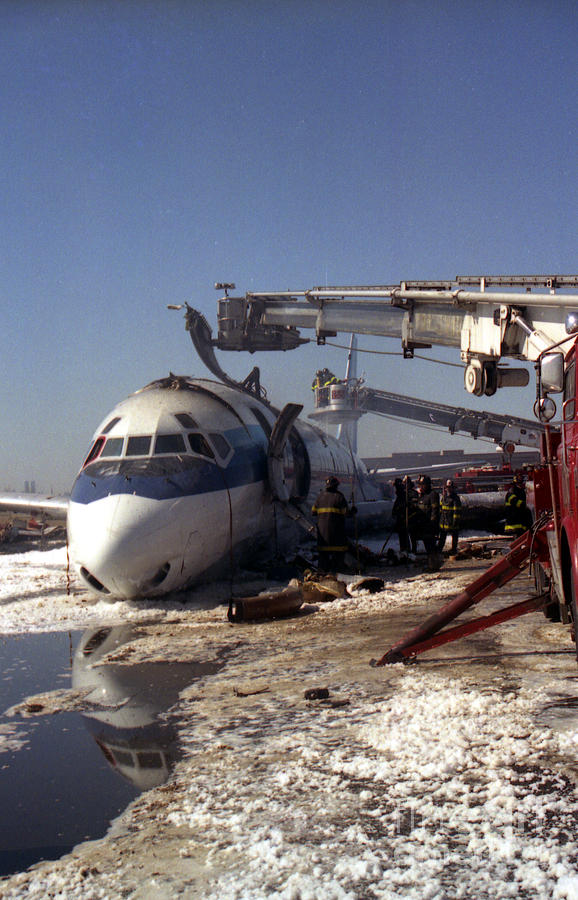 Cargo Plane Crash at JFK #1 Photograph by Steven Spak