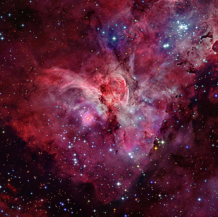 Carina Nebula #1 Photograph by Hubble Legacy Archive/european Southern Observatories/robert Gendler/roberto Colombari/science Photo Library