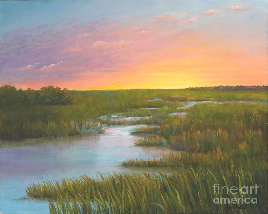 Coastal Glow Painting by Audrey McLeod