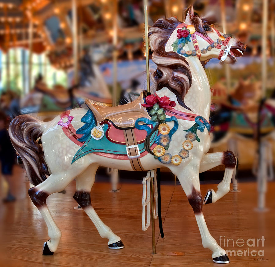 Horse Photograph - Carousel Horse #2 by Iris Richardson