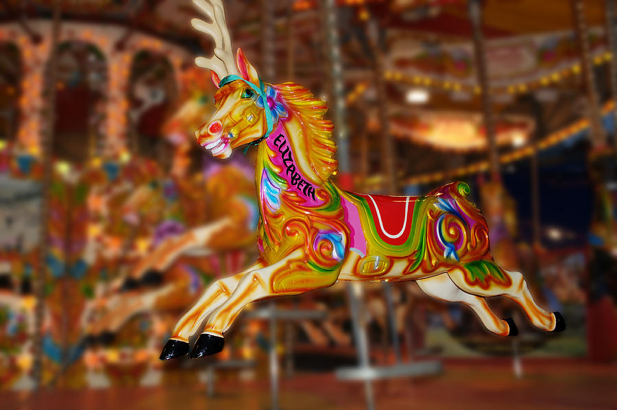 Carousel in Bournemouth #1 Photograph by Chris Day