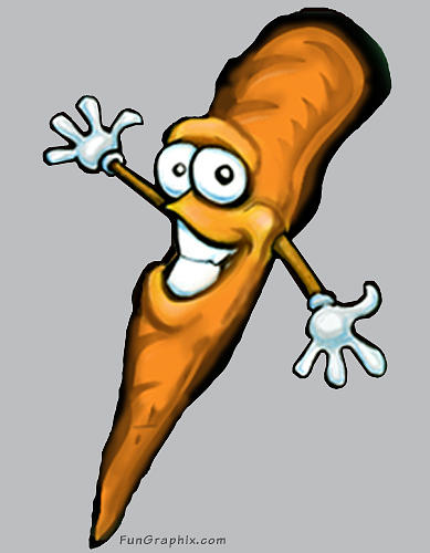 Carrot #1 Digital Art by Kevin Middleton