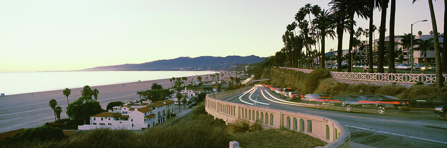 Cars On The Road, Highway 101, Santa #1 Photograph by Panoramic Images