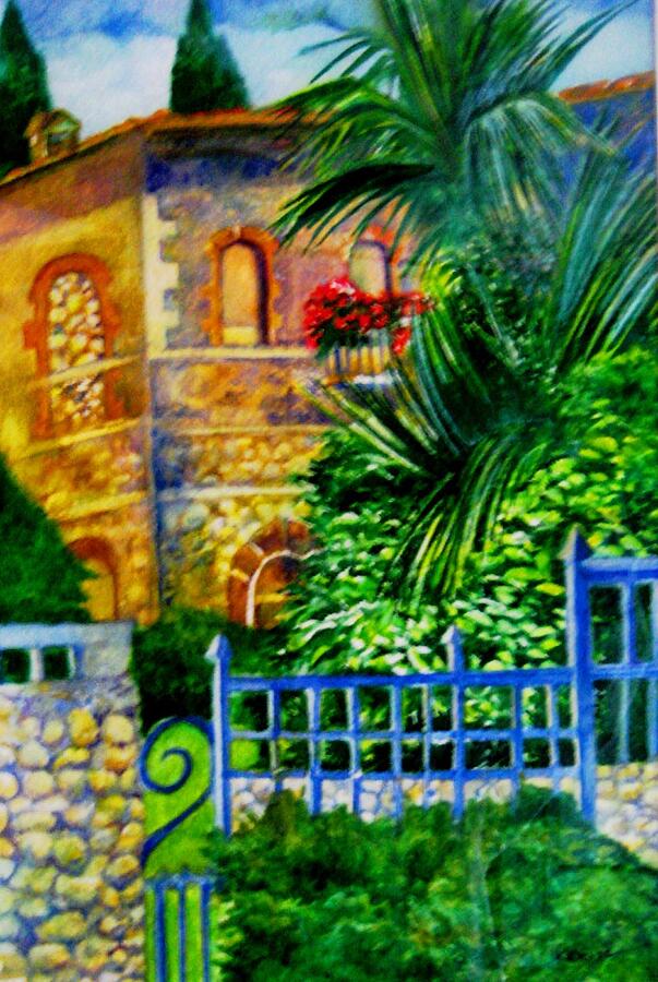 Casa at Radda Painting by Kandy Cross