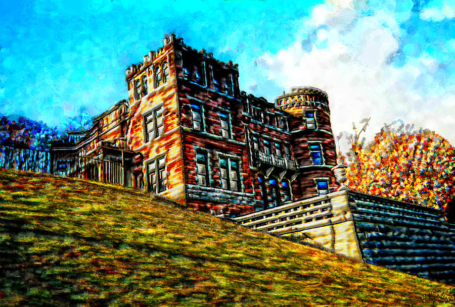 Castle on the Hill #2 Painting by Bruce Nutting