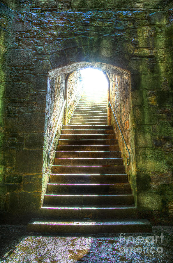 Castle Steps Leading To The Light Photograph