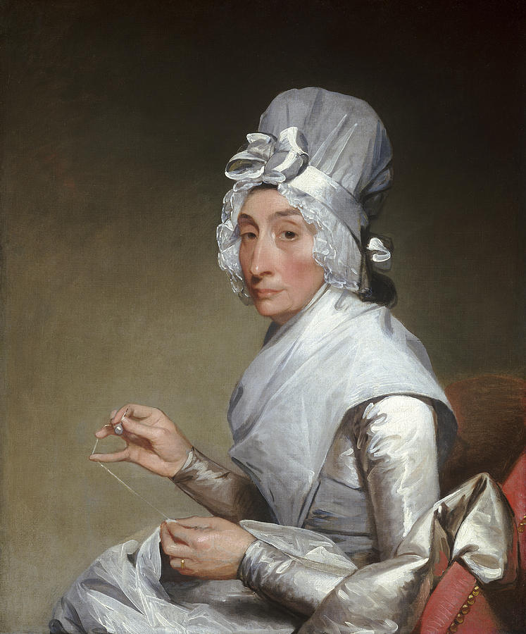 Catherine Brass Yates #2 Painting by Gilbert Stuart