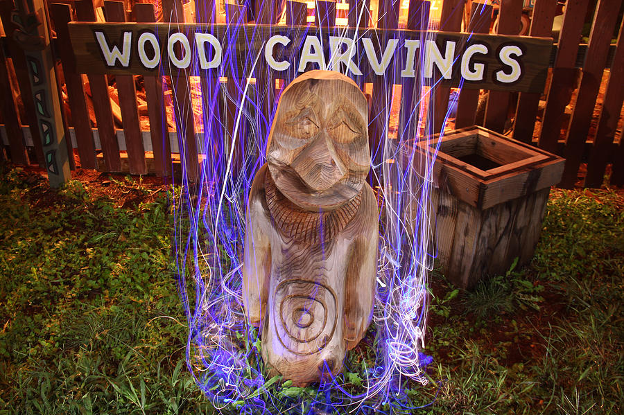 Cattelacs Chainsaw Art  Photograph by Andrew Nourse