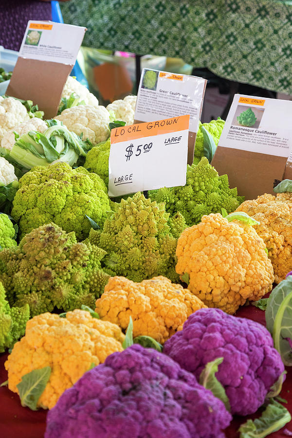 Cauliflower Market Stall #1 Photograph by Science Photo Library Cauliflower Market Stall #1 Photograph by Science Photo Library