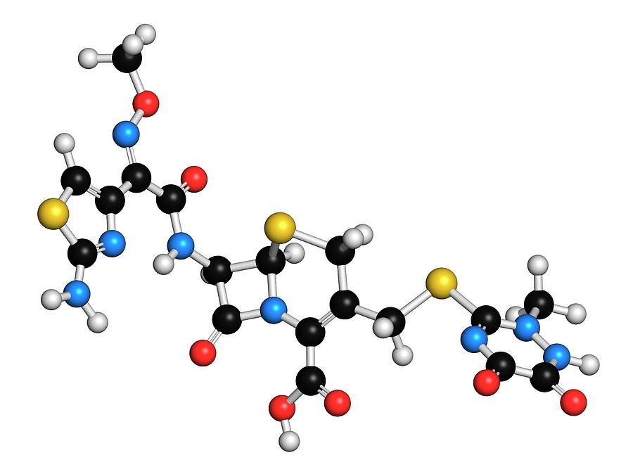 Ceftriaxone Antibiotic Drug Molecule Photograph by Molekuul - Fine Art ...