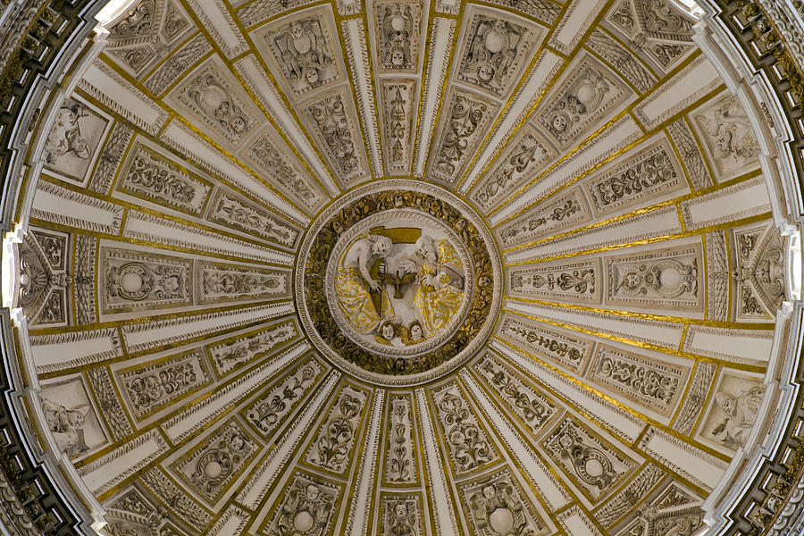 Ceiling of the Cathedral Mosque Photograph by John Rocha - Fine Art America