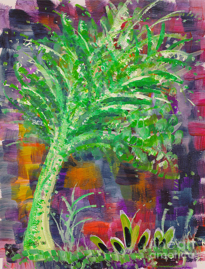 Celery Tree Painting by Holly Carmichael