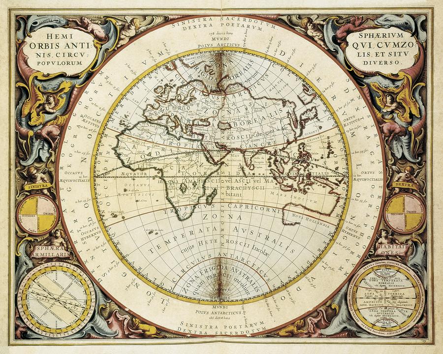 Cellarius, Andreas 1596-1665. Atlas #1 Photograph by Everett - Fine Art ...