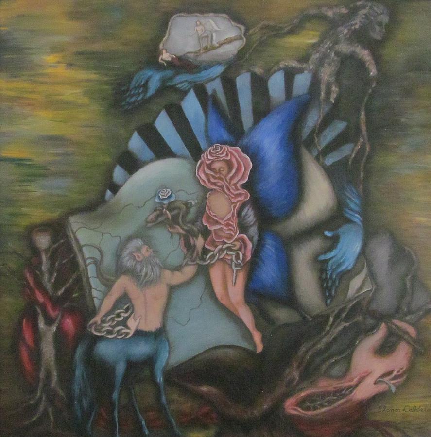 Centaur Painting - Centaur Rose #1 by Blanca  Calderon