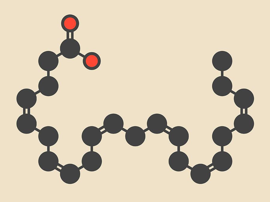 Fish Photograph - Cervonic Acid Molecule #1 by Molekuul
