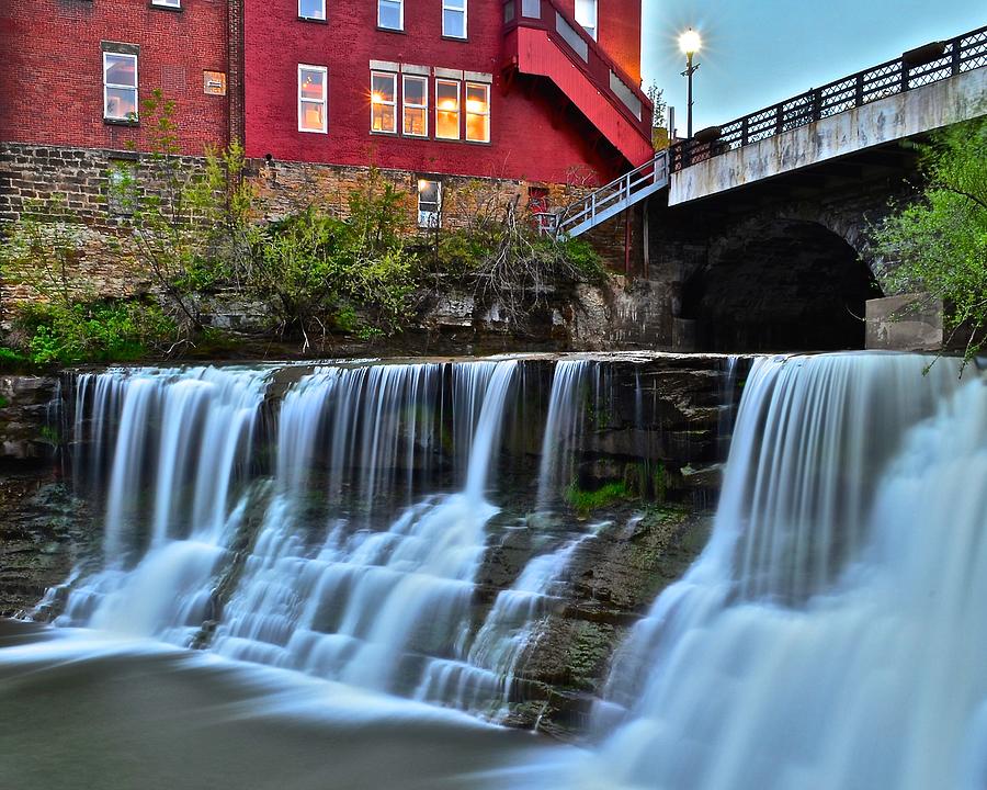Waterfall Photograph - Chagrin Falls #1 by Frozen in Time Fine Art Photography