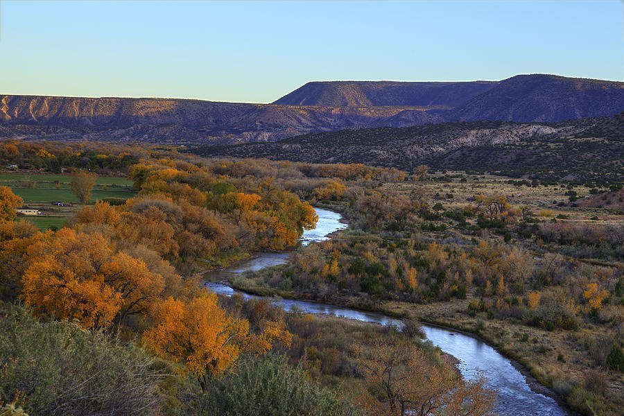Chama River at Sunset #1 Photograph by Alan Vance Ley