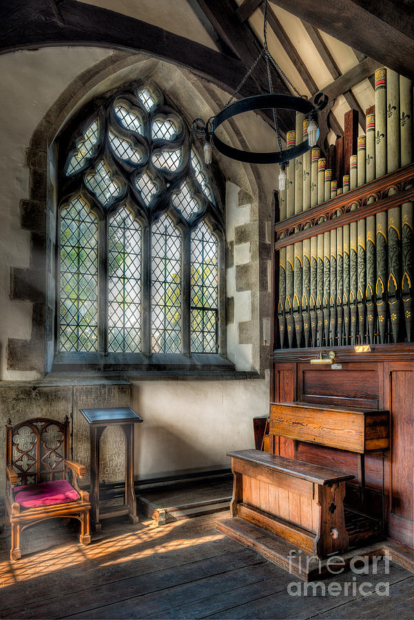 Architecture Photograph - Chapel Organ #1 by Adrian Evans