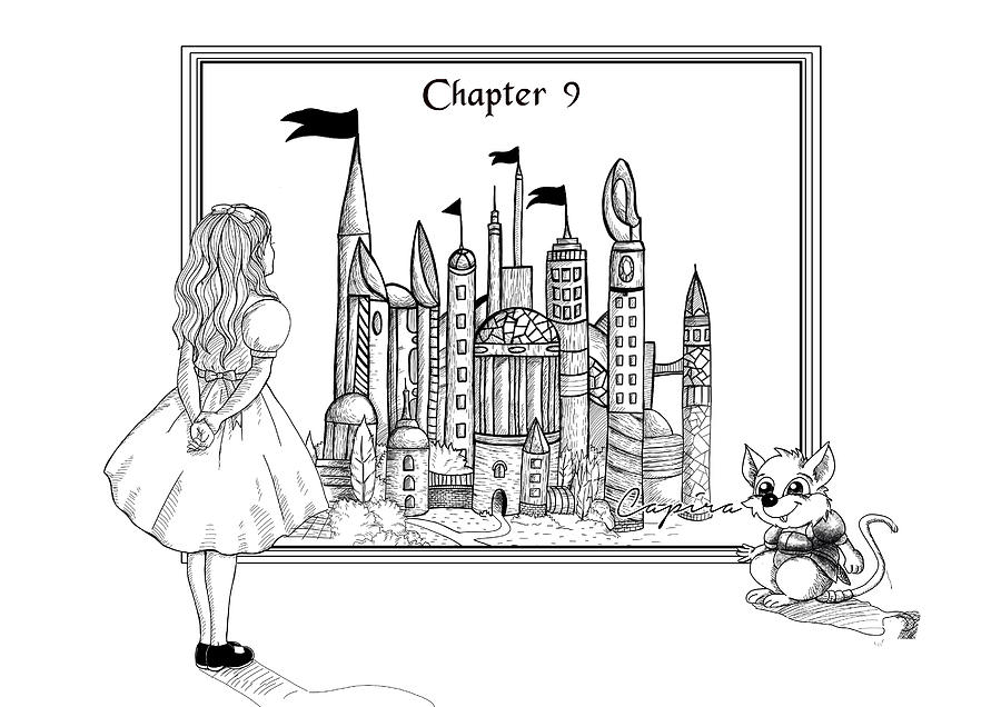 Chapter Nine #2 Drawing by Reynold Jay