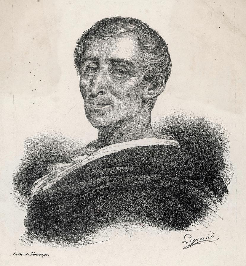 Charles Louis De Secondat, Baron De Drawing by Mary Evans Picture