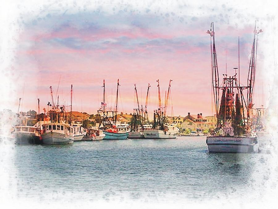 Charleston Shrimp Boats #1 Photograph by Joe Duket