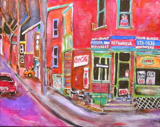 Charlevoix Depanneur Painting by Michael Litvack