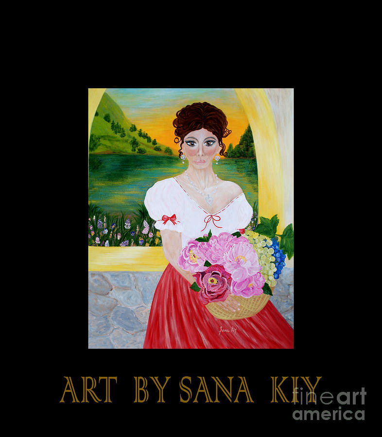 Charming Woman. Inspirations Collection. #2 Painting by Oksana Semenchenko