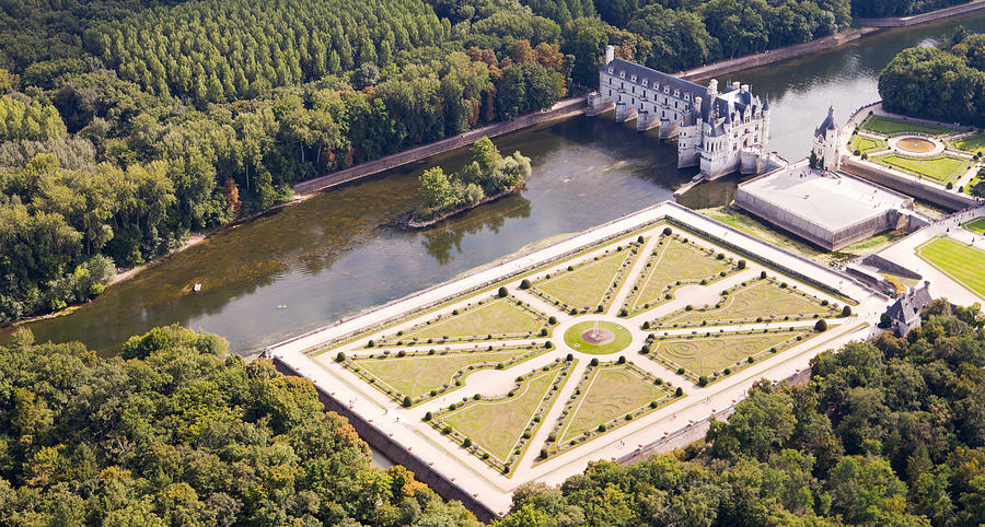 Chateau de Chenonceau and its gardens #1 Photograph by Mick Flynn