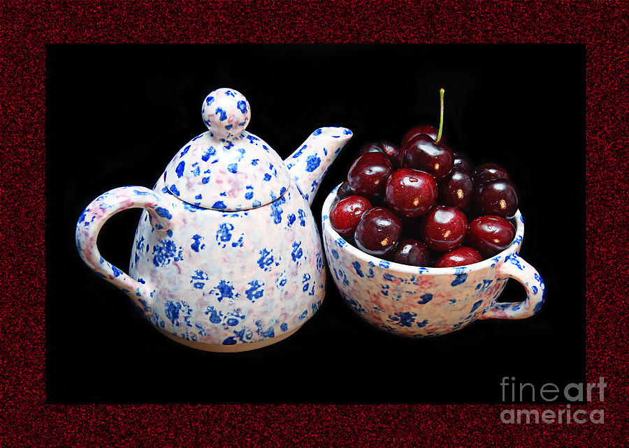 Cherries Invited To Tea 2 Photograph by Andee Design