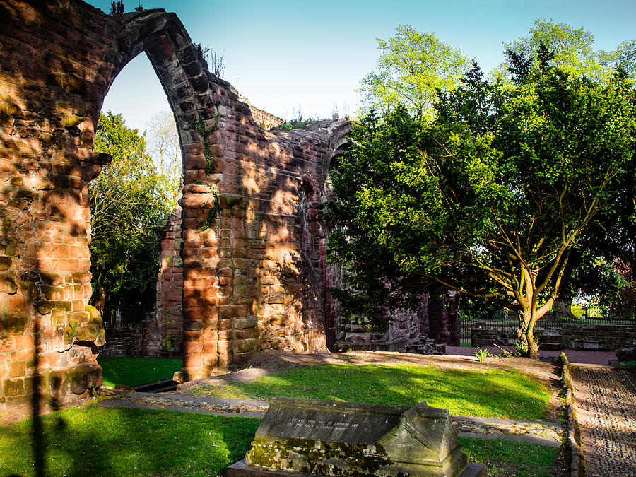 Chester Abbey Ruins #1 Photograph by Mark Llewellyn