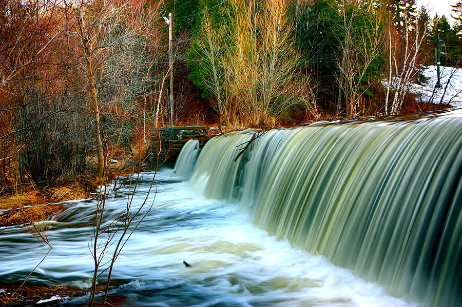 Chester Creek Waterfall #1 Photograph by Bryan Benson
