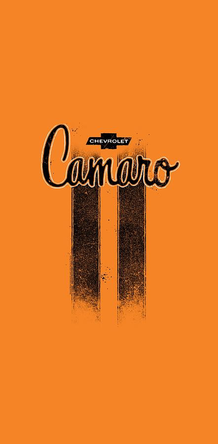 Typography Digital Art - Chevrolet - Camaro Stripes #1 by Brand A