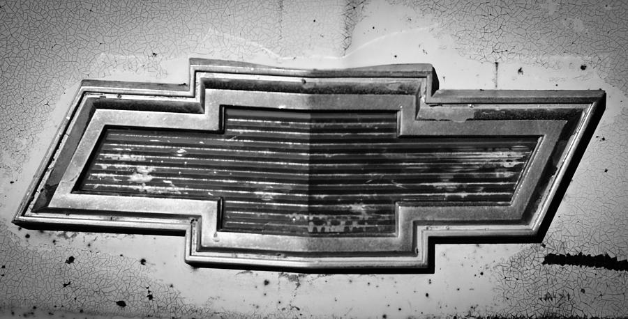 Car Photograph - Chevrolet Emblem #1 by Jill Reger