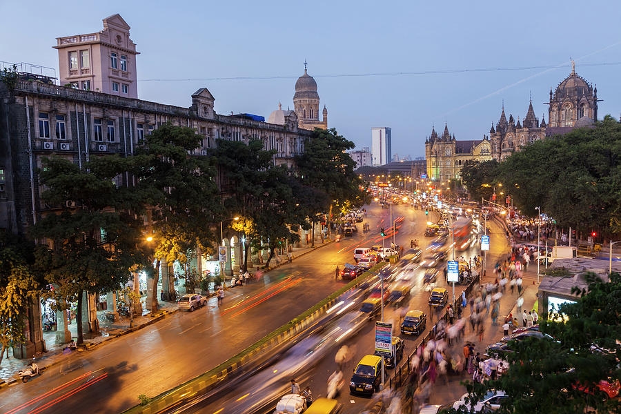 Chhatrapati Shivaji Terminus Train Photograph by Peter Adams - Fine Art ...