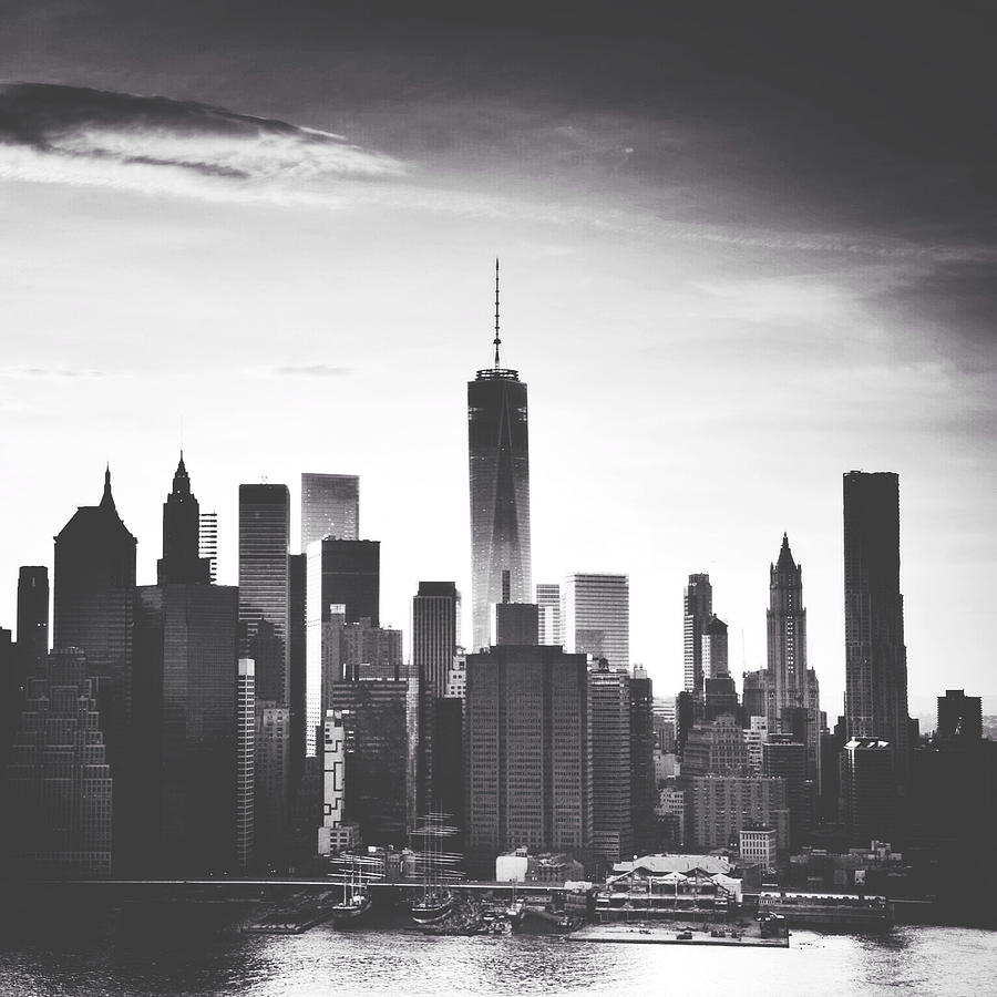 New York City Skyline Photograph - Chiaroscuro City #2 by Natasha Marco