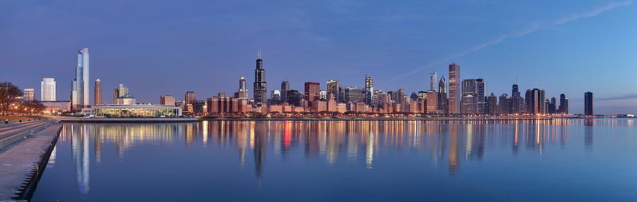 Chicago City Skyline #3 Photograph by Georgia Clare