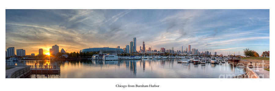 Chicago Photograph - Chicago from Burnham Harbor #1 by Twenty Two North Photography