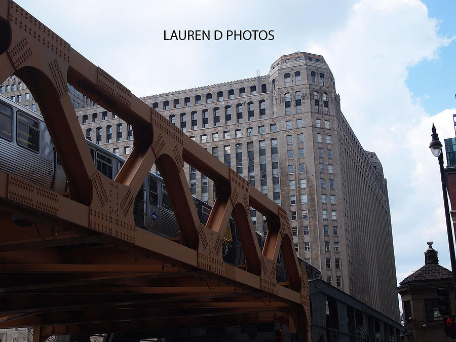 Landscape Digital Art - Chicago #1 by Lauren Dewitt