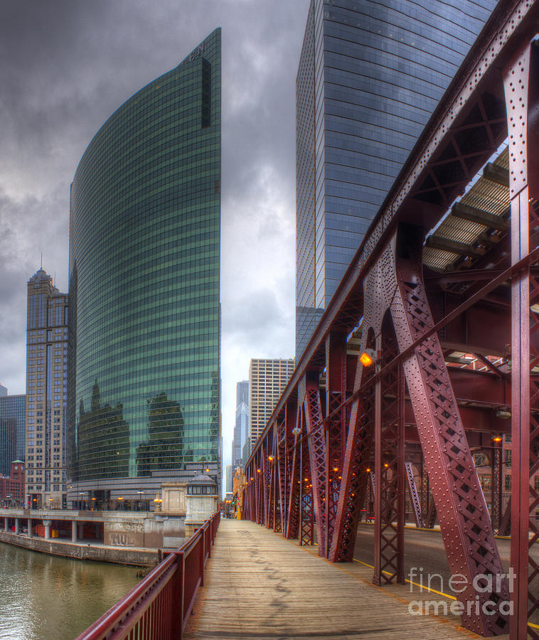 Chicago Photograph - Chicago Loop from Lake Street Bridge #1 by Twenty Two North Photography