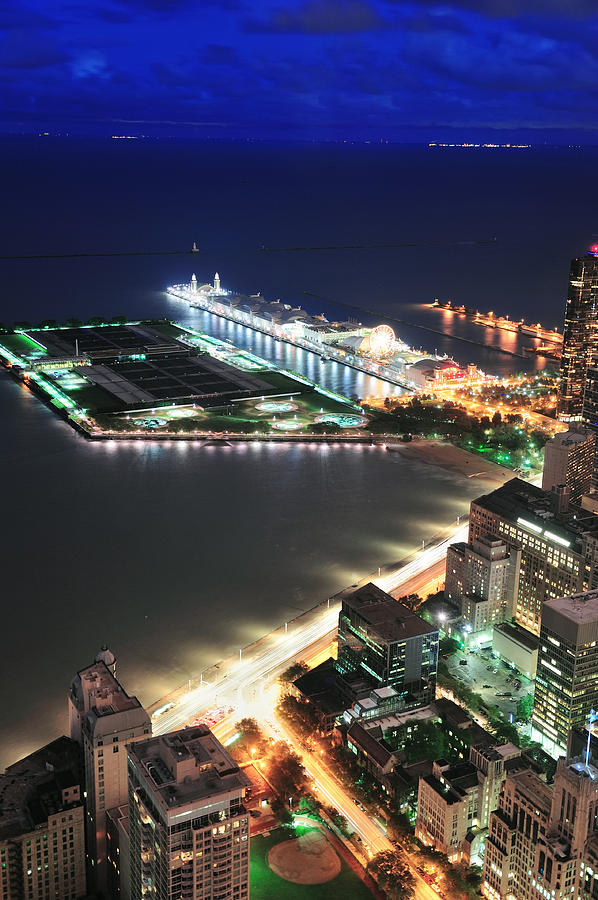 Chicago Navy Pier #1 Photograph by Songquan Deng