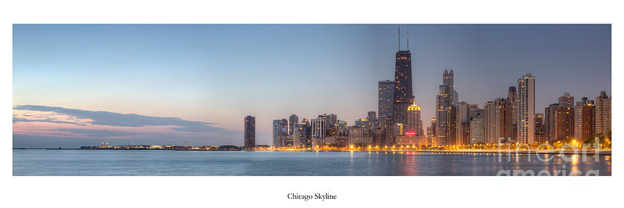 Chicago Photograph - Chicago Skyline #1 by Twenty Two North Photography