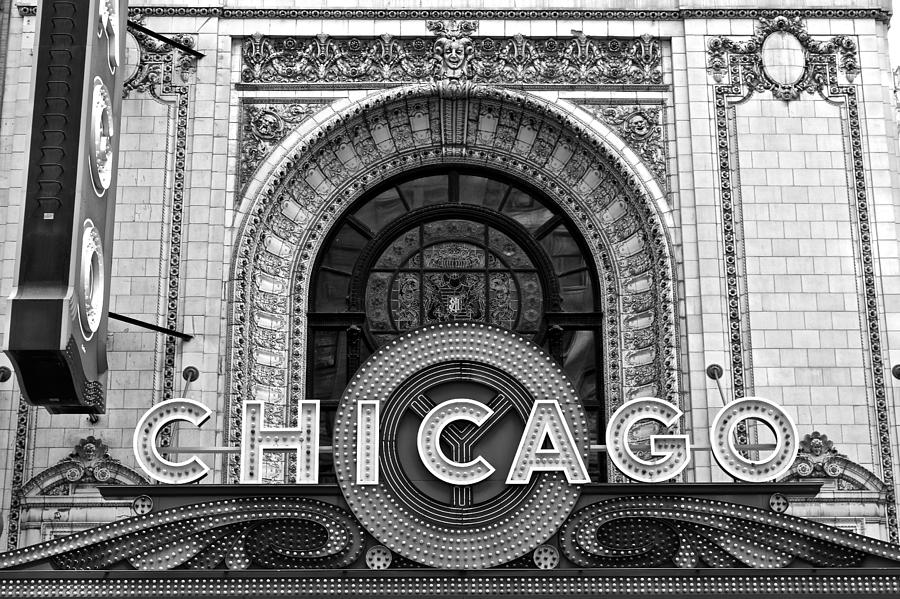 Chicago Theater Marquee #2 Photograph by Frozen in Time Fine Art Photography