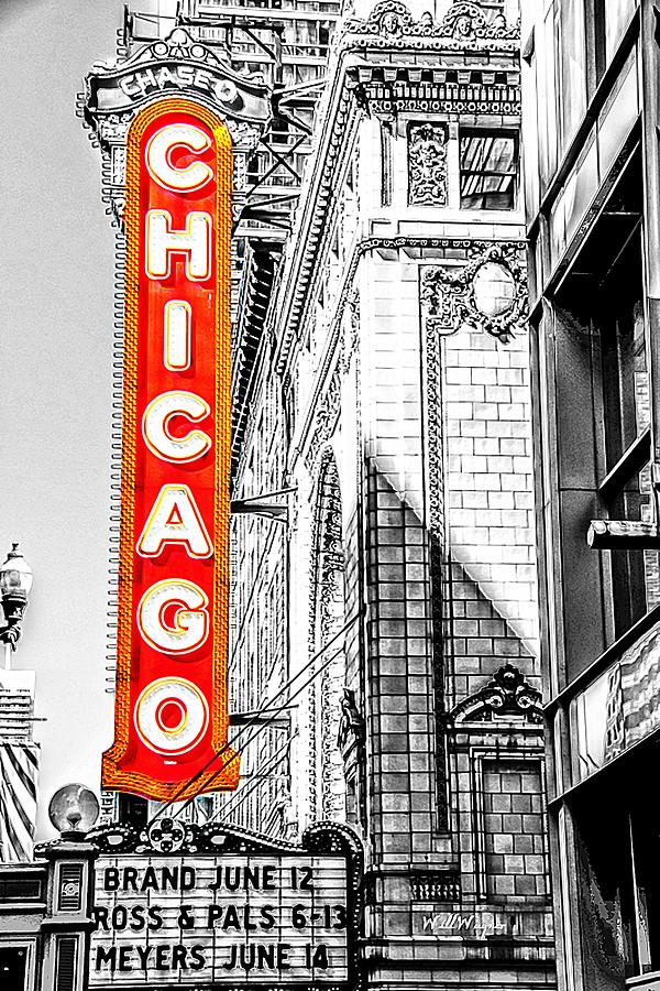 Chicago Theater Photograph by Will Wagner