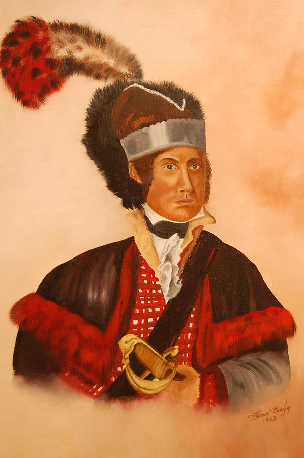 Chief William McIntosh Painting by Lynn Beazley Blair - Fine Art America